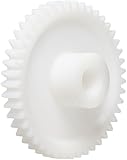 Smallparts Spur Gear, 20 Degree Pressure Angle, Polyoxymethylene, Inch, 24 Pitch