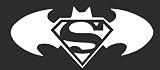  : Batman Superman Sticker Vinyl Decal White 9