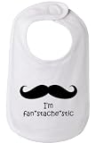 The FAN"STACHE"TIC Bib