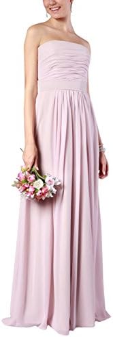 *Maillsa Women's Fancy Strapless Column Bridesmaid Dresss PPC154