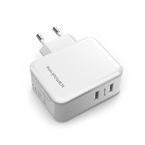 RAVPower 24W 4.8A Dual USB Wall Charger RP-PC001 