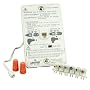 Leviton 40215-W Out-of-Site Power Jack, Cordless Telephone Wall Phone Wallplate Surface Mount 6P4C Jack, White