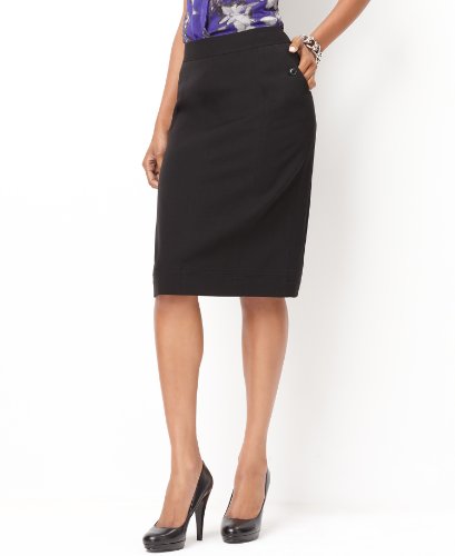 Charter Club Skirt, Pencil Black 