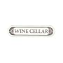 Wine Cellar Porcelain Metal Tin Sign