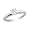 1/4ct Diamond Engagement Ring in 10K White Gold (J/K I2 sizes 4-9)