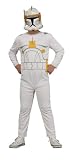 Star Wars The Clone Wars Commander Cody Action Suit Costume, Child Size 8 to 10