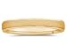 4 mm Brushed Center Comfort-Fit Women's Wedding Band in 18k Yellow Gold