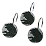 Howling Wolf Shower Curtain Rings/Hooks