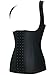 iSZEYU Womens Latex Workout Waist Trainer Vest Corset Training Body Shaper XS-8X