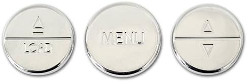 Ford Mustang Chrome Billet Radio Control Button Covers, Set. 2005, 2006, 2007, 2008, 2009