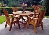Bear Chair BC48C- 48 inch Circular Dining Table, Seats 4 (Cedar)