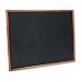 Office Products : Quartet PCW304B Quartet Magnetic Chalkboard, Porcelain-On-Steel, 48 x 36, Black, Oak Frame