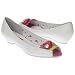 Betseyville Women's Vidonia Flat,White,6 M