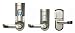 Bio-Matic Weather-Proof Fingerprint Recognition Door Locks - Single Latch If you want maximum protection for yourself and your loved ones... If you're tired of locking yourself out... If you want everyone in your home to have their own unique key that you'll NEVER lose... If you want to rid yourself of the need for multiple home or office keys FOREVER... If you're a home-owner, apartment dweller, or business owner with employees... you'll LOVE the Bio-Matic Fingerprint Locks! Stylish and easy to use, the fingerprint door lock offers a sliding front cover that not only allows protection for the optical sensor but also activates the fingerprint scanner when lifted. Bio-Matic Fingerprint Locks Features Easy installation - replaces most tubular locks without drilling additional hole Utilizes "Live Layer" optical sensor technology Stand alone and battery operated - batteries are good for 15,000 entries Add or delete user is performed directly on the lock's pin pad Individual users can be deleted - no need to clear all users 150 Fingerprint users 78 Passcode code users 2 Backup keys Low battery power warning alert Rugged, corrosion resistant steel construction for long lasting use Sliding solid steel cover protects the biometric sensor from UV rays and weather Three Ways To Access Bio-Matic Fingerprint Locks Specifications Door Thickness 1.5" to 2.36" Unlocking Methods Fingerprint, Passcode and Mechanical Key False Identification Rate: Fingerprint Recognition Capacity: 150 Passcode Capacity: 78 8-digit Scanner Resolution: 560 dpi Power by 4 AA batteries Enrolled fingerprints will not be deleted while replacing batteries Anti static Voltage >15000v Operating Temperature: -4 to 140 F Adjustable latch: 2 3/8" or 2 3/4" backset Fit a standard 2-1/8" diameter hole Bio-Matic Fingerprint Locks Package Includes Interior lock handle Exterior lock handle 2 rubber assembly protectors Lock assembly 2 keys Plate Lock hook Spanner 6 screws Template Manual Due to the sliding cover on