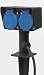 Unimet Gartensteckdose Mit Spiess 2-F