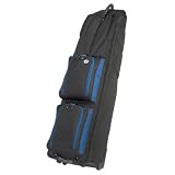 Golf Travel Bags Caddy (Black/Blue)
