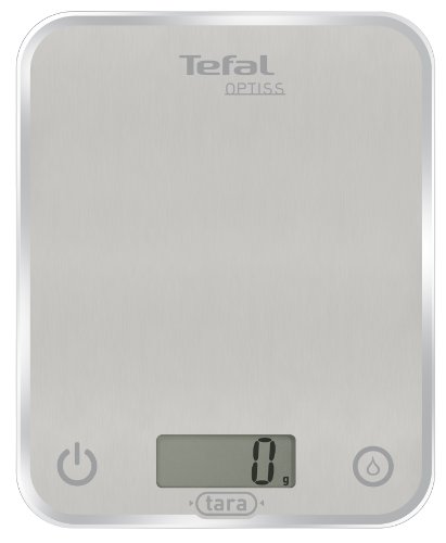 Tefal BC5004 Optiss Glass Silver - Bilancia da Cucina Tefal BC5004 Optiss Glass Silver - Bilancia da Cucina