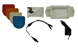 Solution Pack (Inc. Silicon Case, USB Cable,Car Charger, Screen Protector ,4 UMB Cases) (PSP)