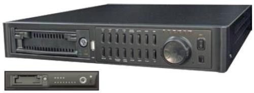 Clover CDR4570 IP Addressable Stand-Alone 4 Channels Digital Video Recorder, Triplex (Live/Recording/Playback simultaneously), High Resolution 720 x 480, Real Time Display & Record 120 IPS, Up to 2 bays HDD, 4 Mini Din Inputs & 4 BNCs, Back Up USB 2.0 port