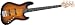 Squier by Fender Deluxe Jazz Bass IV Active, Black