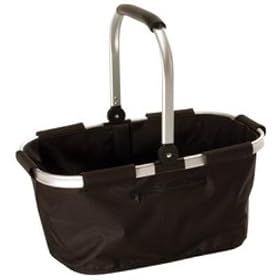 Aluminum black purse beach SHOPPING BAG tote gift NEW