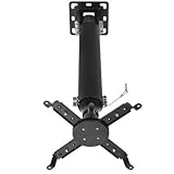 Cheetah Mounts APMFB Black Universal Projector Ceiling Mount