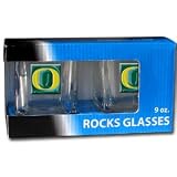 Oregon Ducks 9 oz Rocks Glass