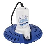 Rule H53SP-24 Marine Rule 1800 Pool Cover Pump with 24-Foot Cord/Wide Base (110-Volt, Colors may Vary)