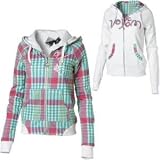 Apparel : Volcom Mad Rad Reversible Full-Zip Hooded Special Sweatshirt - Women's