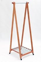 Mobile Wooden Clothes Hanger