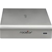 2TB Rocpro 7200 Rpm 32MB USB Esata FW800 Carrying Case Int Pwr