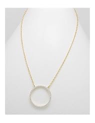 CZ Necklace In 92.5 Sterling Silver