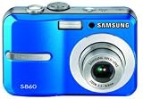 Samsung S860 8.1MP Digital Camera with 3x Optical Zoom (Teal Blue)