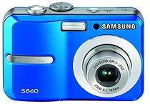 Samsung S860 8.1MP Digital Camera with 3x Optical Zoom (Teal Blue)