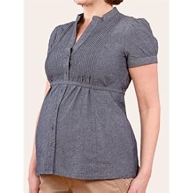 Motherhood Maternity: short sleeve tie detail maternity shirt