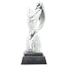 Abstract Stone Effect Woman Figurine Arms Crossed Large