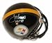 Mean Joe Greene Pittsburgh Steelers Autographed Riddell Mini Football Helmet Inscribed with 