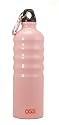 Oggi Lustre Aluminum Sport Bottle, Pink