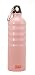 Oggi Lustre Aluminum Sport Bottle, Pink