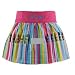 Princess Linens Doodlebugz Crayon Apron Pink Striped