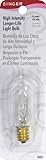 Clear High Intensity Light Bulb 15W