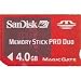 SanDisk Gaming - Flash memory card - 4 GB - MS PRO DUO - red