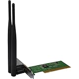 Netis Wireless N 300Mbps PCI Adapter with Two 5dBi Antennas and Low-profile Bracket (WF-2118)