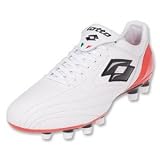 Lotto Zhero Leggenda Due Soccer Shoes (Wh/Fiery Red)