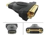 DVI 24+1 (DVI-D) Female to HDMI Male Adapter
