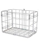 Wald 582 White Rear Folding Basket 12.75" x 7.25" x 8.5"