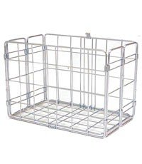 Wald 582 White Rear Folding Basket 12.75