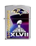 NFL Baltimore Ravens Super Bowl XLVII Champions Team Color Zippo Lighter