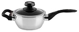 1.5 Quart Stainless Steel Saucepan with Eclipse Non-stick