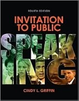 Invitation to Public Speaking 4th (forth) edition Text Only